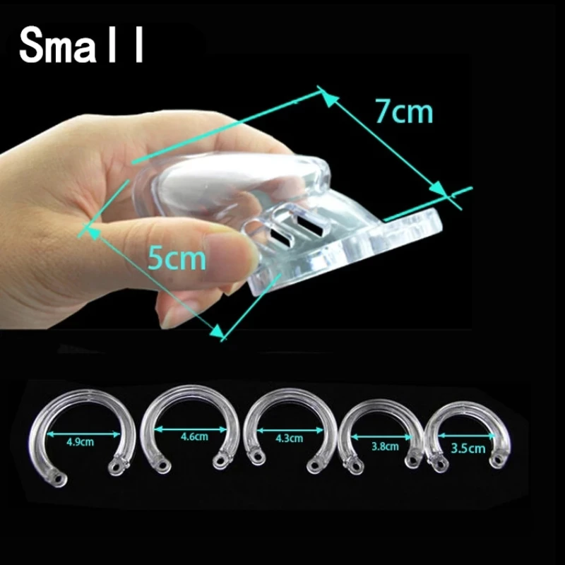Sex Toys Male Chastity Cage Device Cock Cage with Rings Erotics Urethral Brass Lock Locking 5 Size