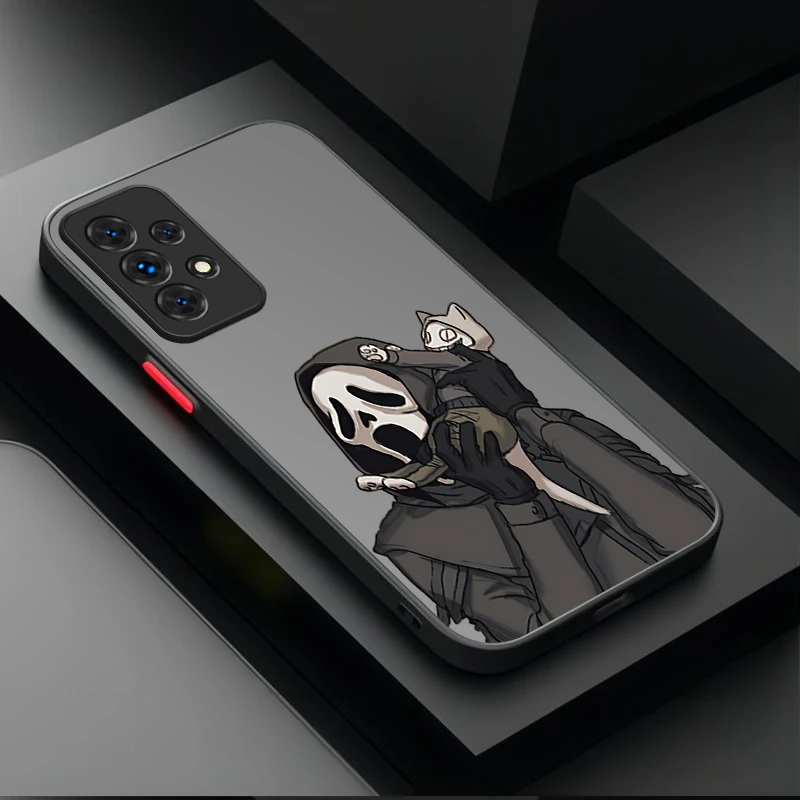 Scary Death Scream Ghost Soft Phone Case