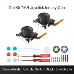 Enhanced Hall Sensing Joystick for JoyCon Replacement - Drift - Free Electromagnetic Stick (With Tools)