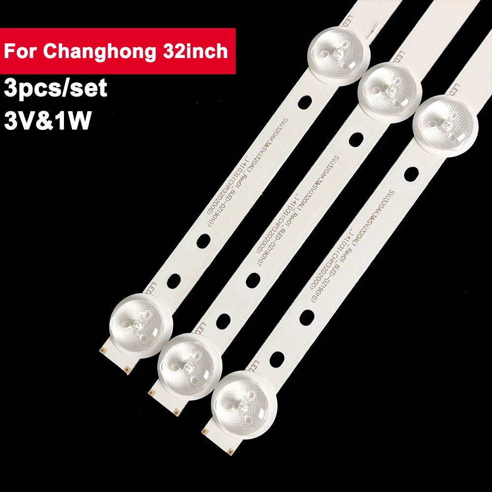 

3V 562mm TV Lights Backlighting For Changhong 32inch SVJ320AK3_REV01_6LED SVJ320AG2 SVJ320AK 32D2000 32D1000 32C2000B 32C1000N