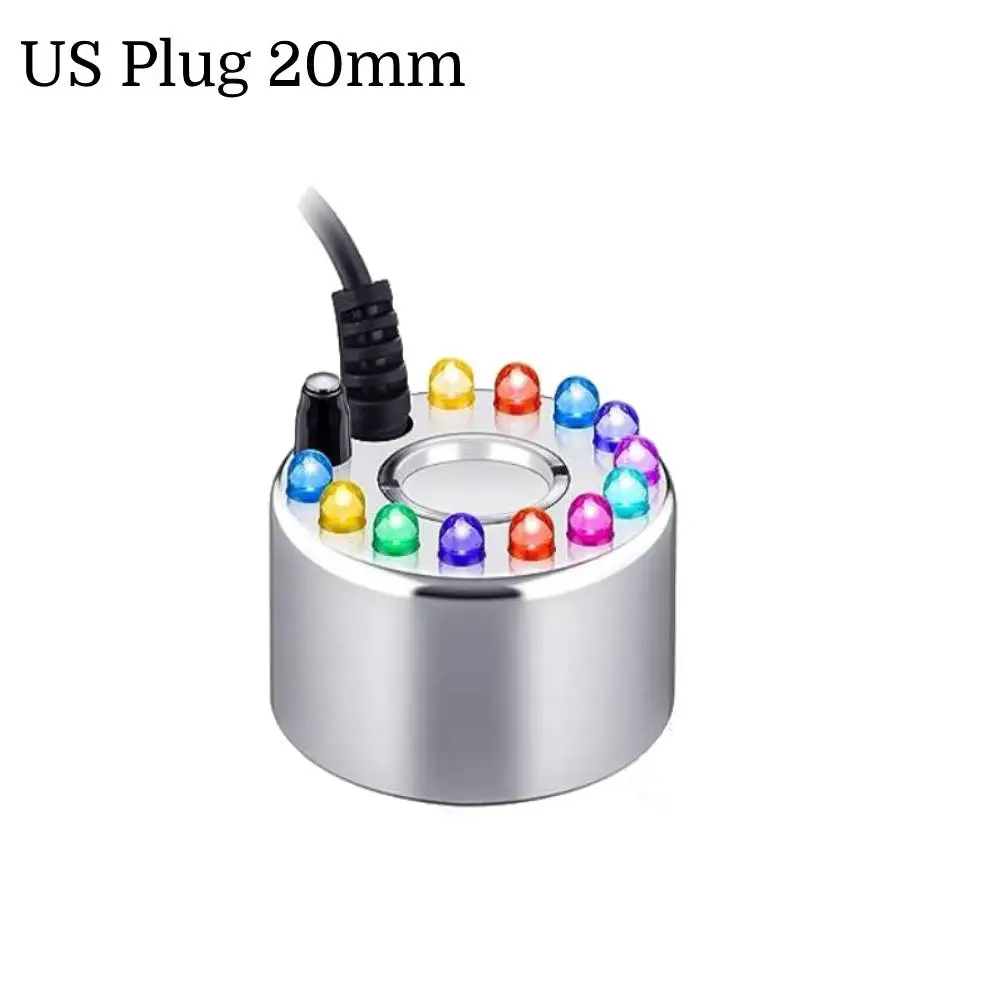 Machine à Brouillard 12 LED - Brumisateur Pour Fontaine, Aquarium, Décoration Halloween Et Noël - 10