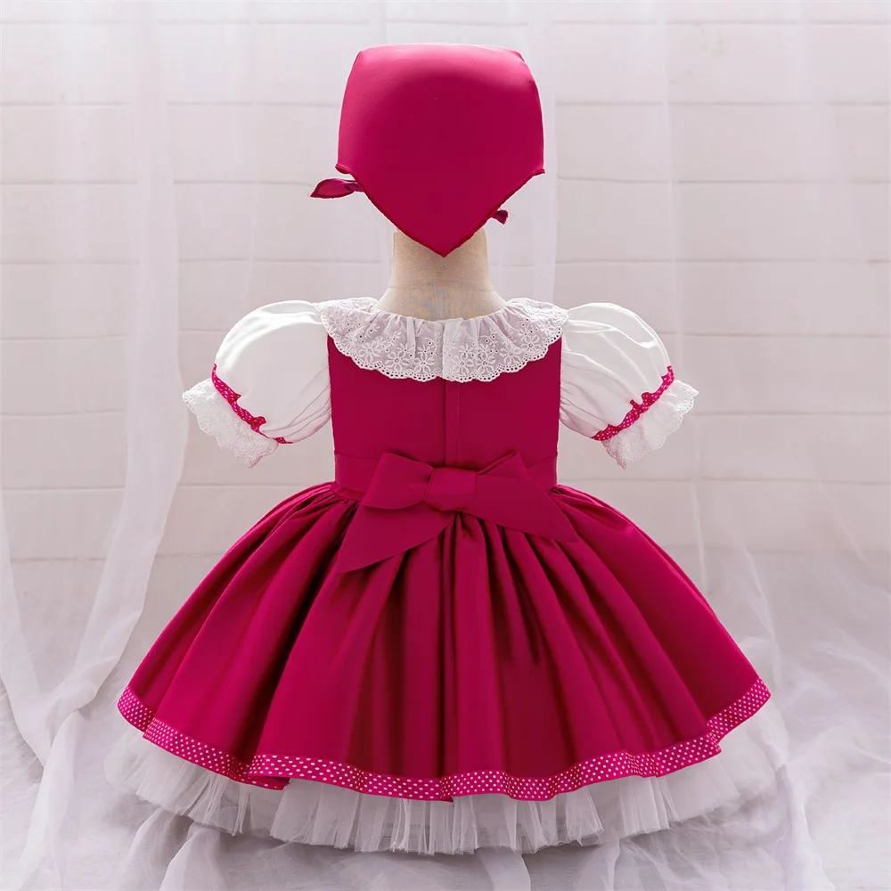 Baby Girls Lolita Party Dress Infant Princess Gown 2pcs Sets Costumes