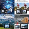 Action Camera 5K 4K60FPS 2.0'' Touch LCD 48MP Anti-Shake DVR WiFi Webcam Dual Screen 170D 30M Waterproof 5X Zoom Sports Camera 2