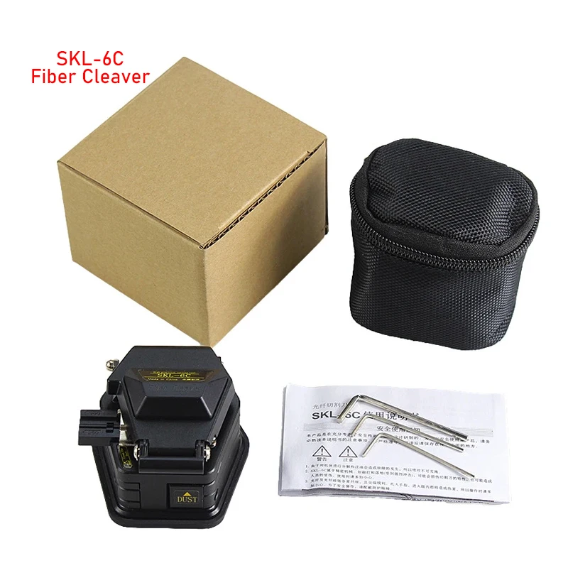 High Precision Fiber Cutting Knife Tool SKL-8A Optical Fiber Cleaver Cable Cutting Knife SKL-6C FTTH Fiber Cleaver FC 6S S09