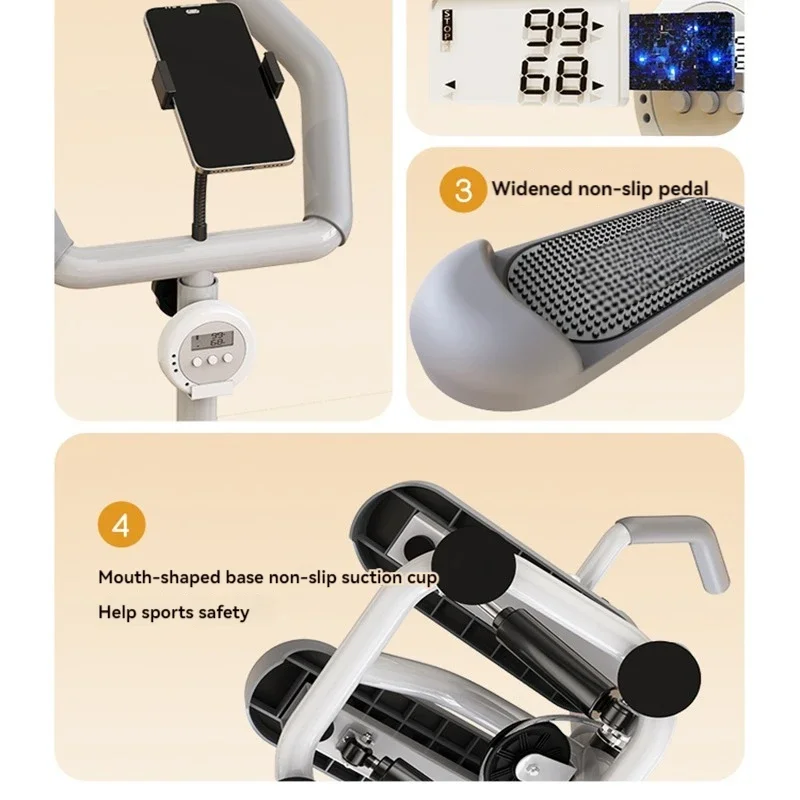 Handrail stepper, home treadmill, silent weight loss artifact, in-situ mountain climbing, pedal sports and fitness equipment