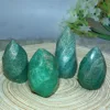 High Quality Natural Crystals Amazonite Flame Polished Ornament Healing Home Decoration Stone Room Decor Gift Mineral 4