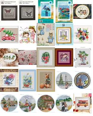 Back Girl Cross Stich Ricamo Set Disegno Elettronico Cross Stich Kit Cucito