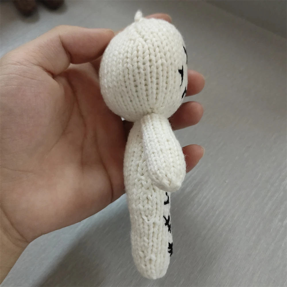Voodoo Doll Keychain Halloween Party Dress Up Prop Ghost Doll Soft Revenge Knitting Witchcraft Trick Accessory plush toy plush doll