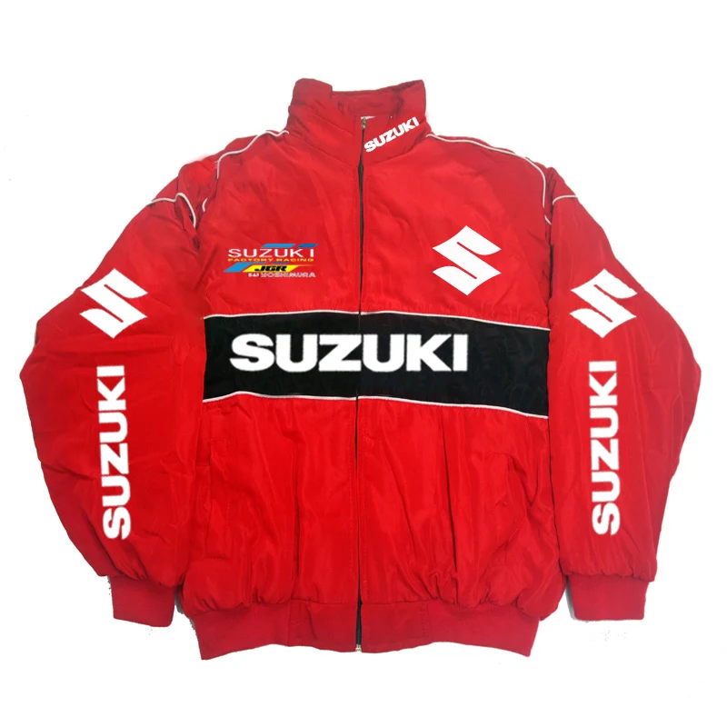 Suzuki Racing Jacket - A fashionable motorcycle riding jacket for