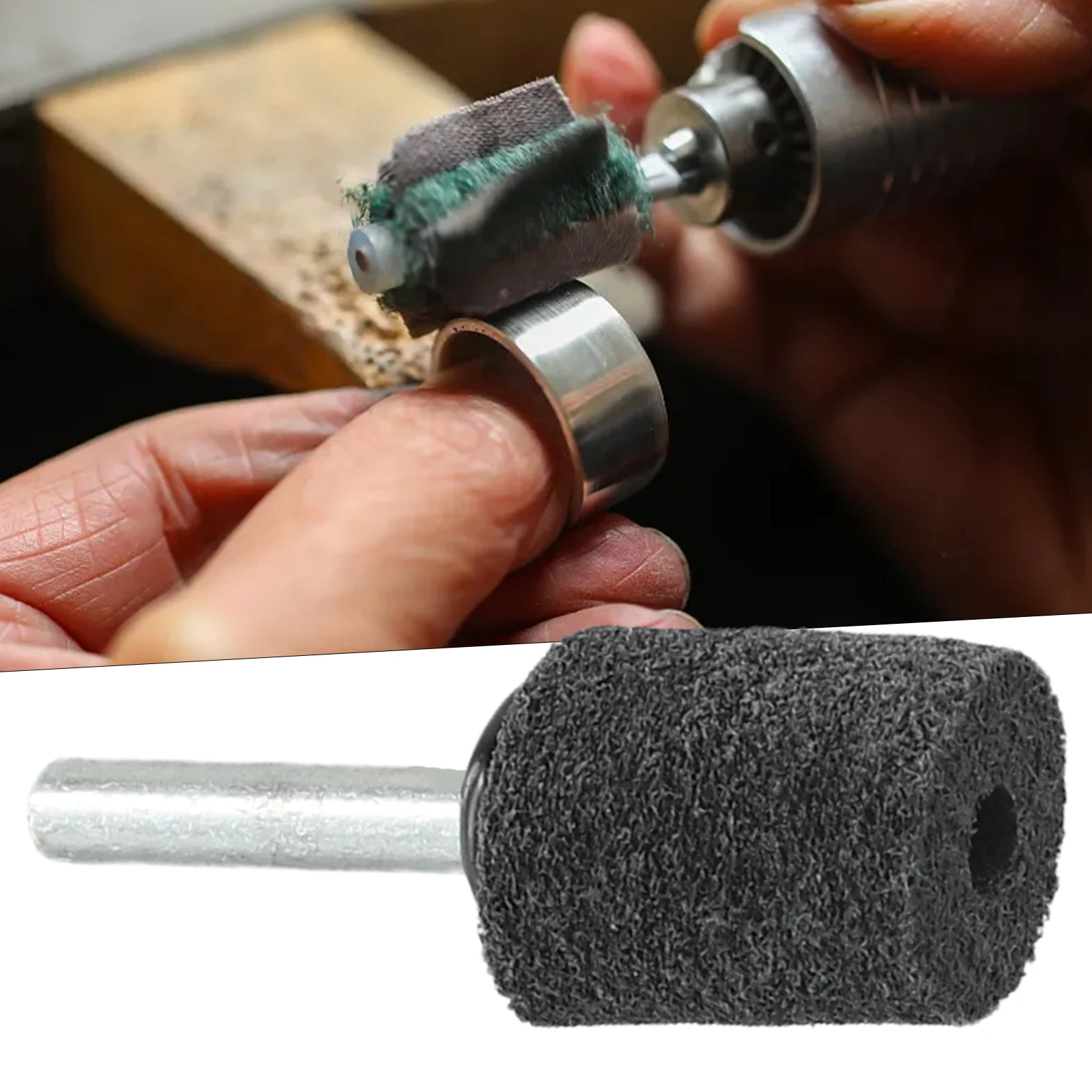 

1pc 20-50mm Nylon Fiber Polishing Wheel Abrasive 6mm Shank For Drill Grinder Good Heat Dissipation Nylon Fiber Abrasive Grit