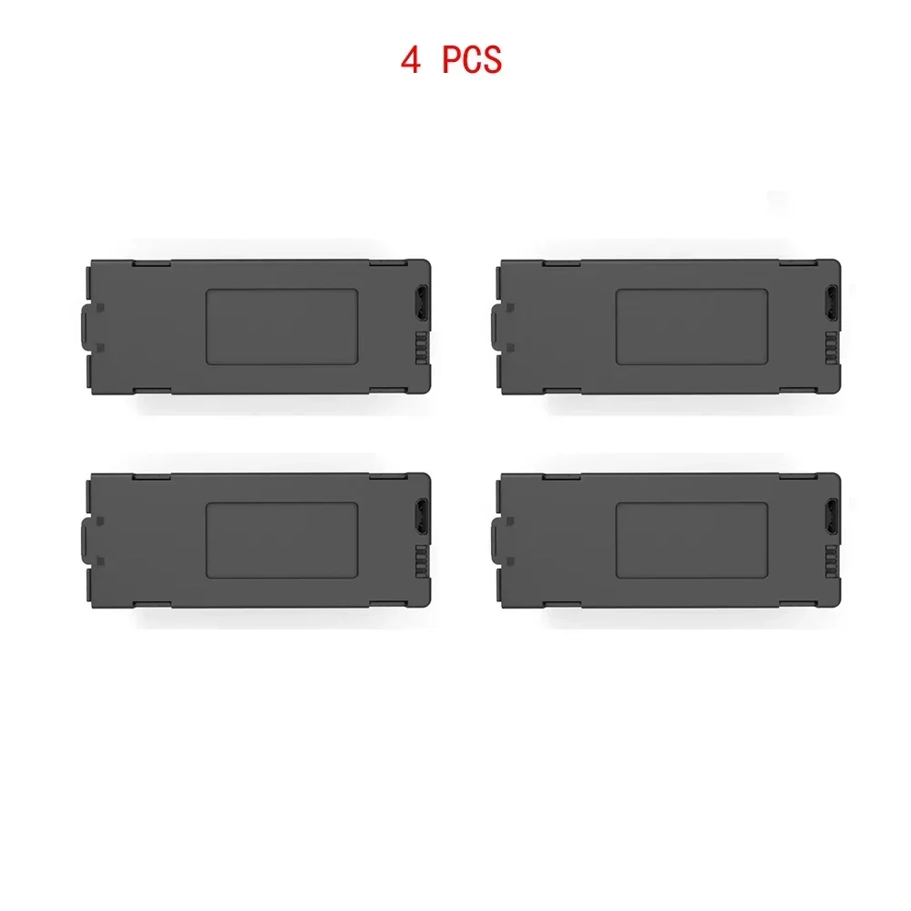 Lot de 4 Batteries Drone 3.7V 1800mAh pour E88 E99 P1 K3