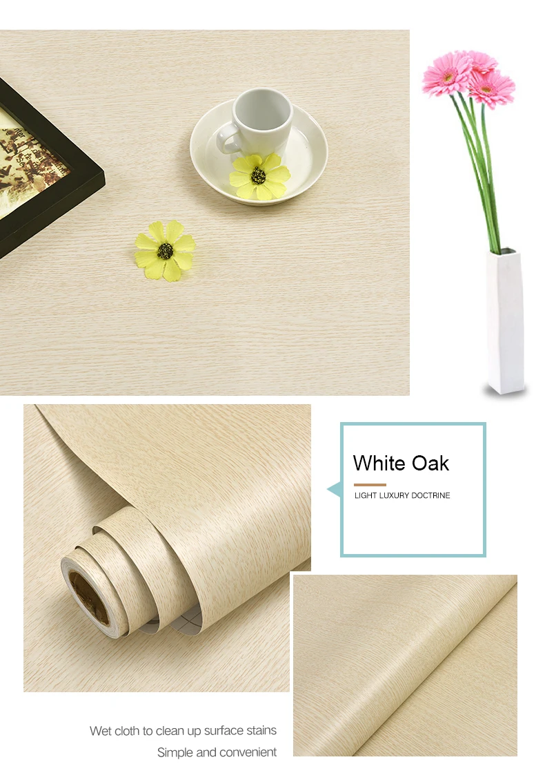 S8cde89050b0440c6896834c4c673eb60g Waterproof Self Adhesive Wallpaper Roll Furniture Cabinets Vinyl Decorative Film Wood Grain DIY Wall Stickers For Home Decor Mallzona