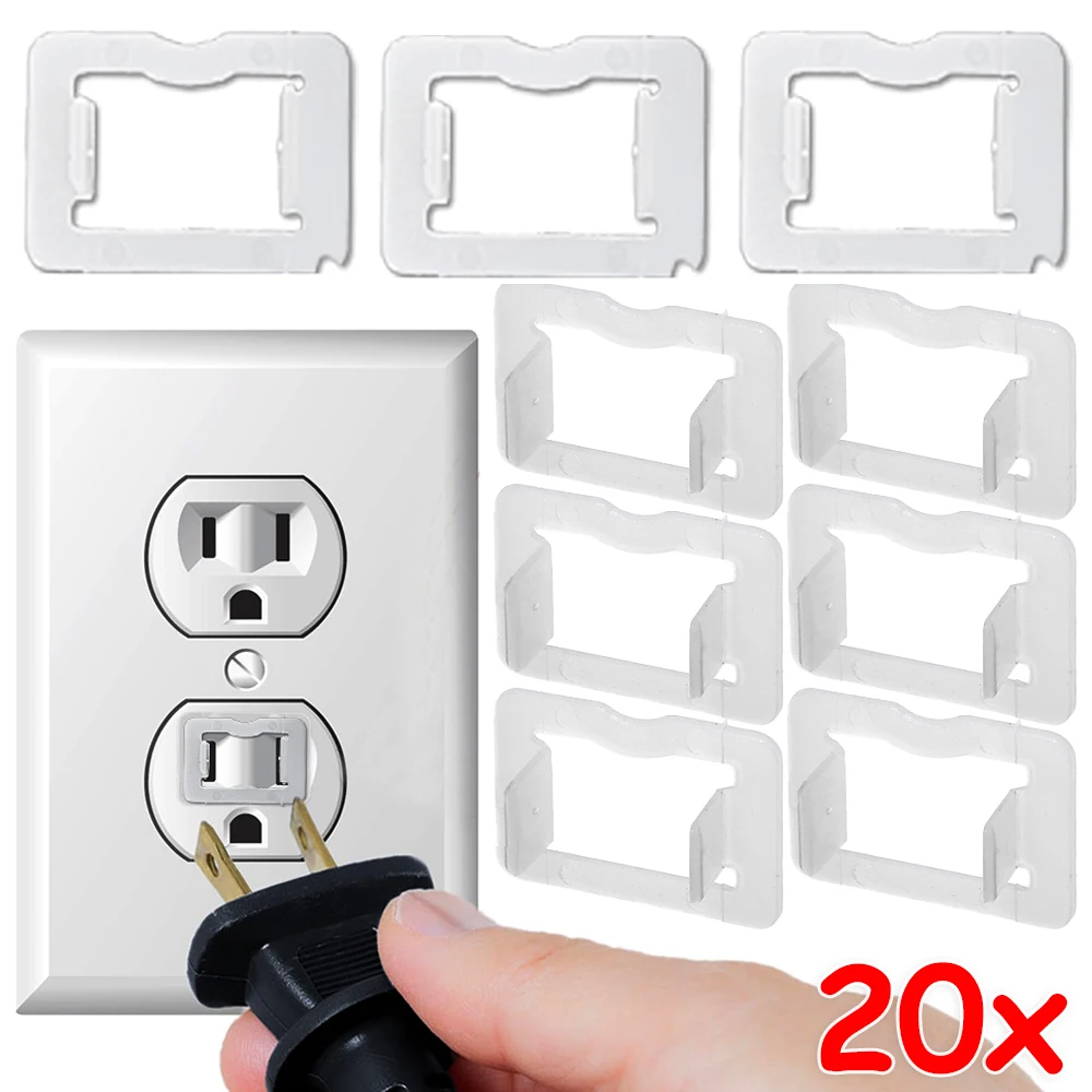 Lots American Standard Socket Fixed Conversion Cover Child Anti-electric Shock Plug Protection Cover Two-hole Socket Converter