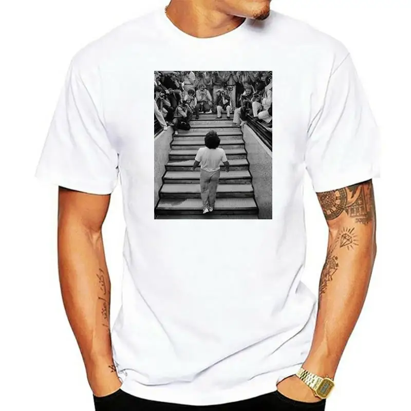 T-Shirt Maglia Diego Armando Maradona Napoli Calcio Vintage Anni 80 2 S-M-L-Xl