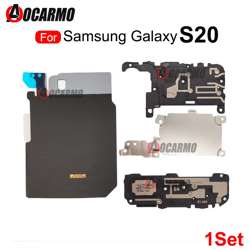 

1 комплект для Samsung Galaxy S20 NFC беспроводная катушка зарядная сигнальная антенна материнская плата металлическая крышка громкоговоритель Запасная часть