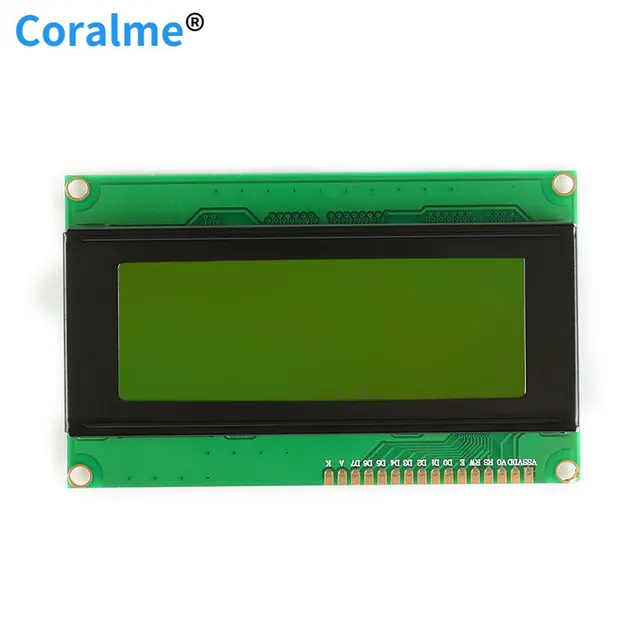 LCD1602 Module Blue/Yellow/green Screen 20* 4.5 V LCD/LCM Display PCF8574T PCF8574 IIC I2C Interface For 5V Arduino 2004A 5V YellowGreen