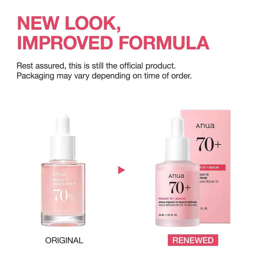 Anua Korean penetration 70 Niacinamide Serum 30ml For Sensitive Skin Combination