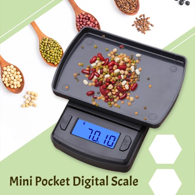 Food Scale, 500g by 0.01g Precise Digital Kitchen Scale Gram Scales Weight  Food Coffee Scale for Cooking Baking LCD Display - AliExpress