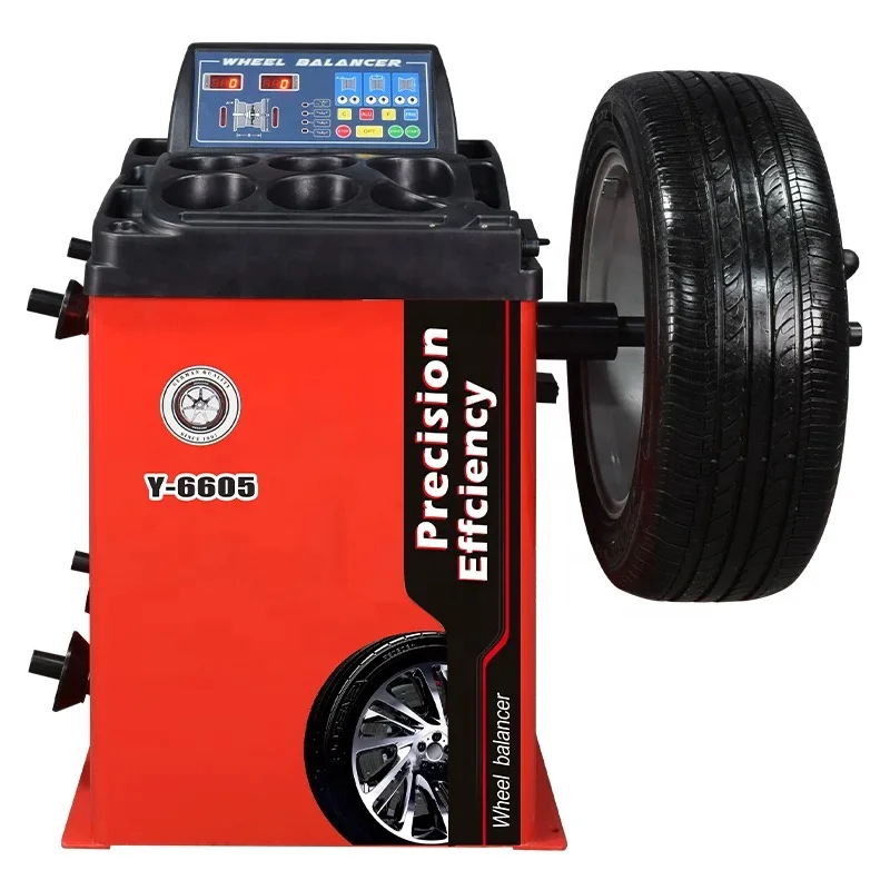 Auto Repair Shop Tire Balancing Machine 24 Inch Tire Universal Balancer CE