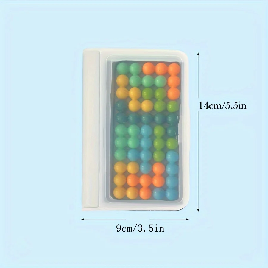 Puzzle Game Set of 20 Challenge 2D Puzzle Games with Illustration Guide and Elegant Storage Box Suitable for Gift Giving
