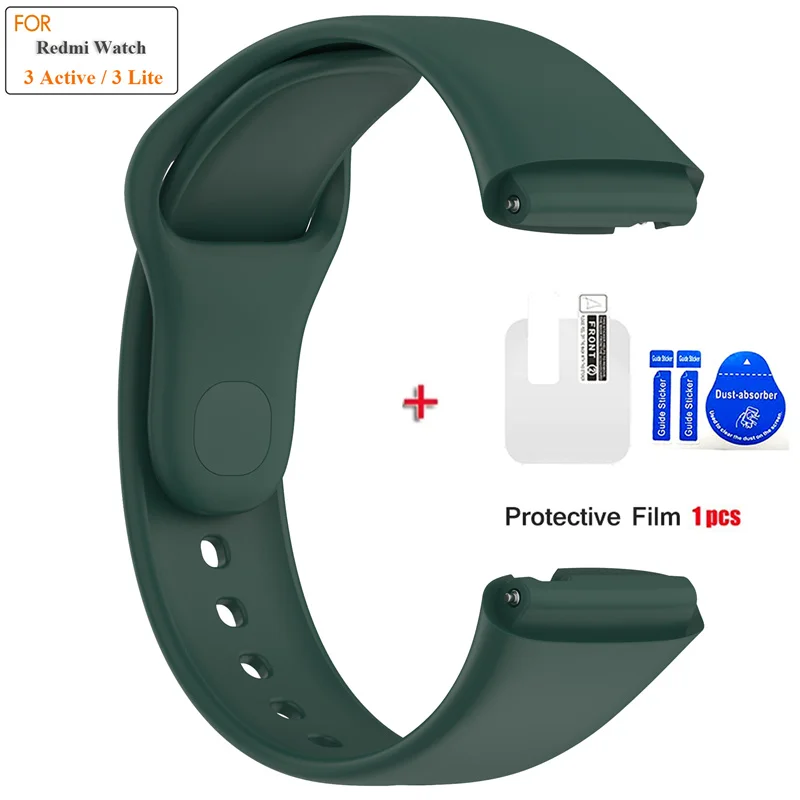 Soft Silicone Replacement Strap with Protector Film