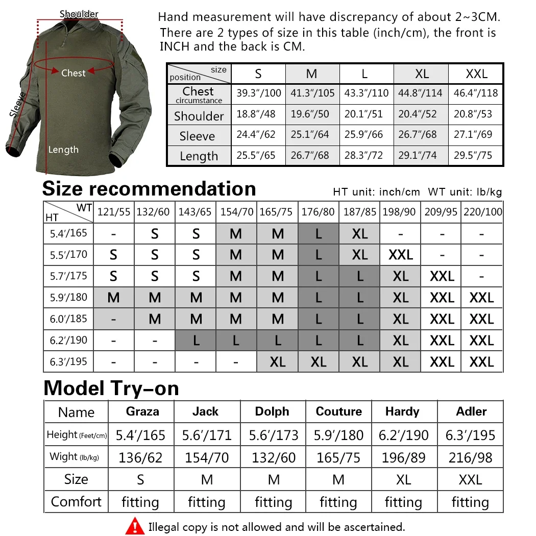 Tactical Men G3 Combat Shirt With Elbow Pads Long Sleeve Shirt Airsoft Clothing 3101 tactical shirt