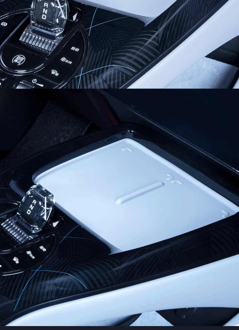 For BYD Seal EV Center Console Wireless Charge Silicone Pad Anti-Slip Phone Charging Pad Car Styling Interior Accessories
