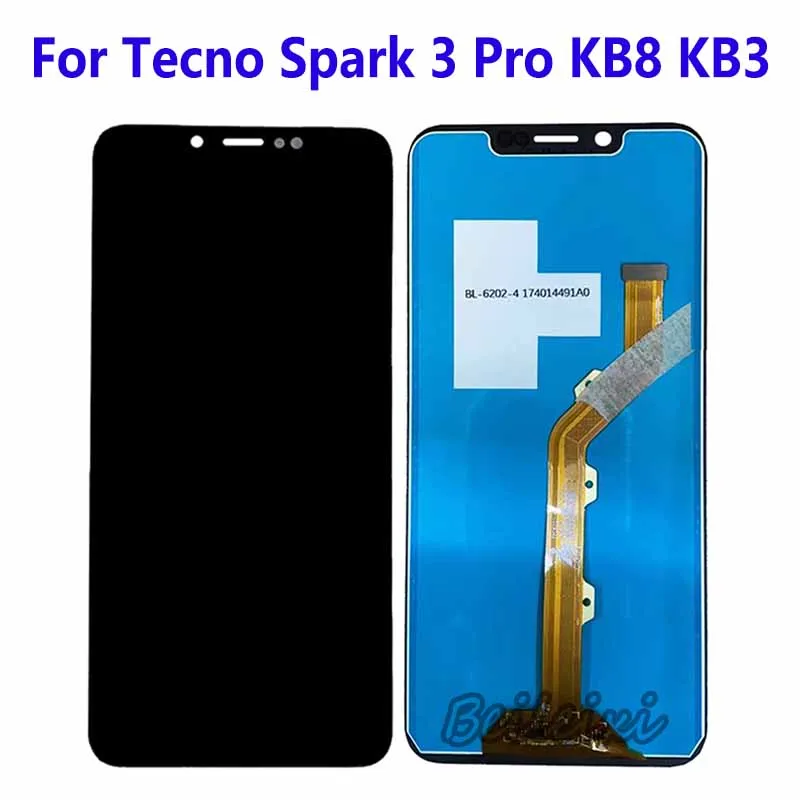 

Запасной ЖК-дисплей для Tecno Spark 3 Pro KB8 KB3