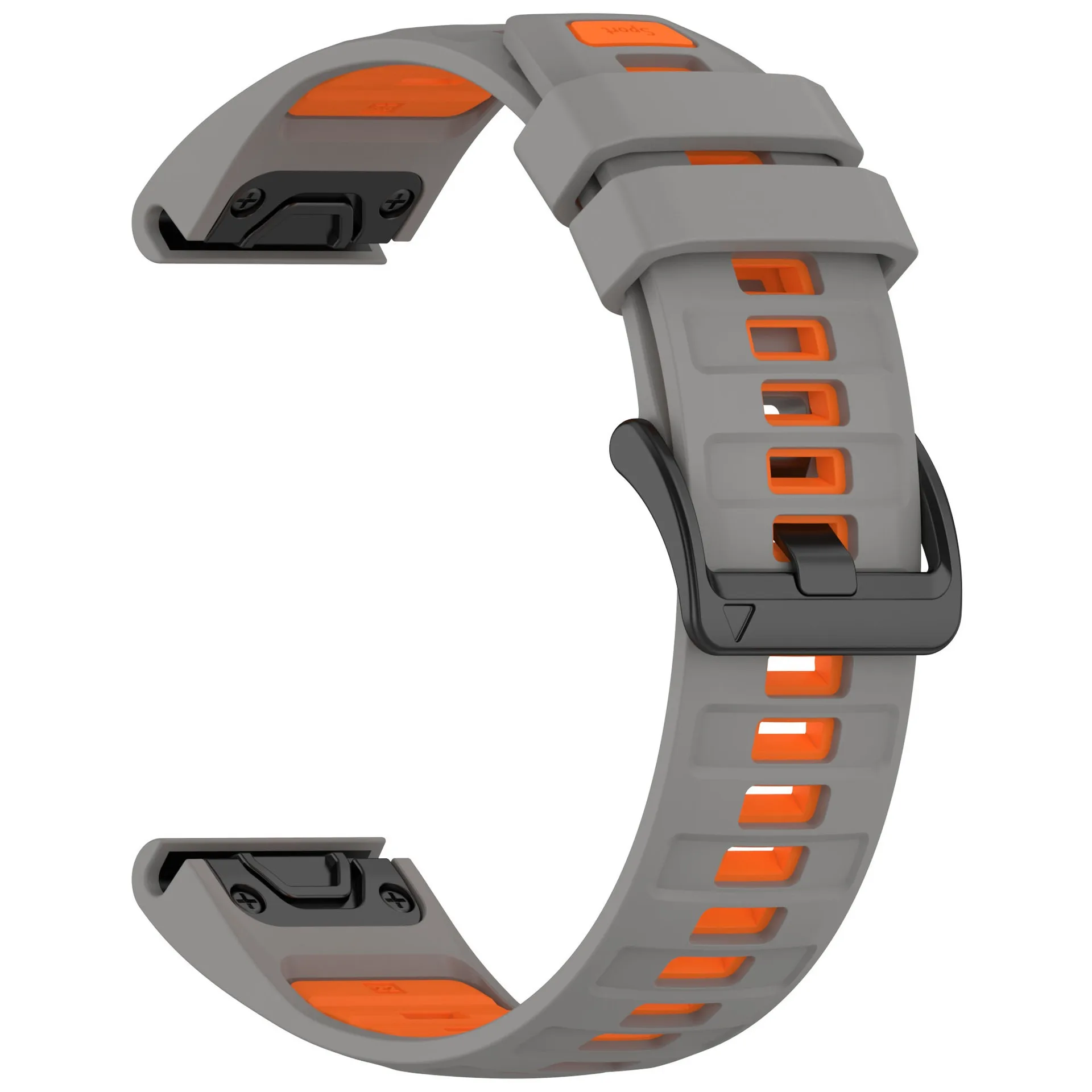 Durable Quick Fit Silicone Sports Strap - Multiple Size Options