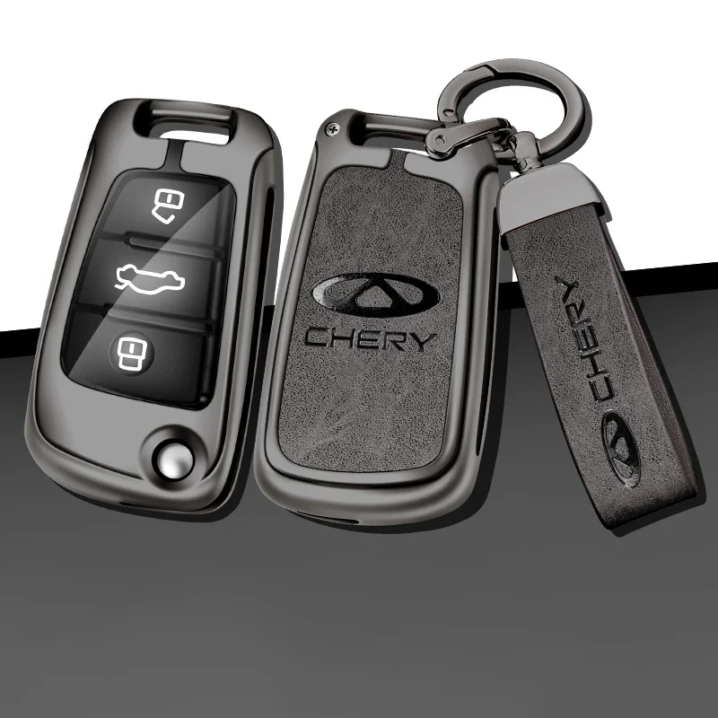 

Zinc Alloy Car Key Case Cover for Chery Arrizo 5pro 5GT Protection Keychain Keyless Set Shell Interior Accessories Car-Styling