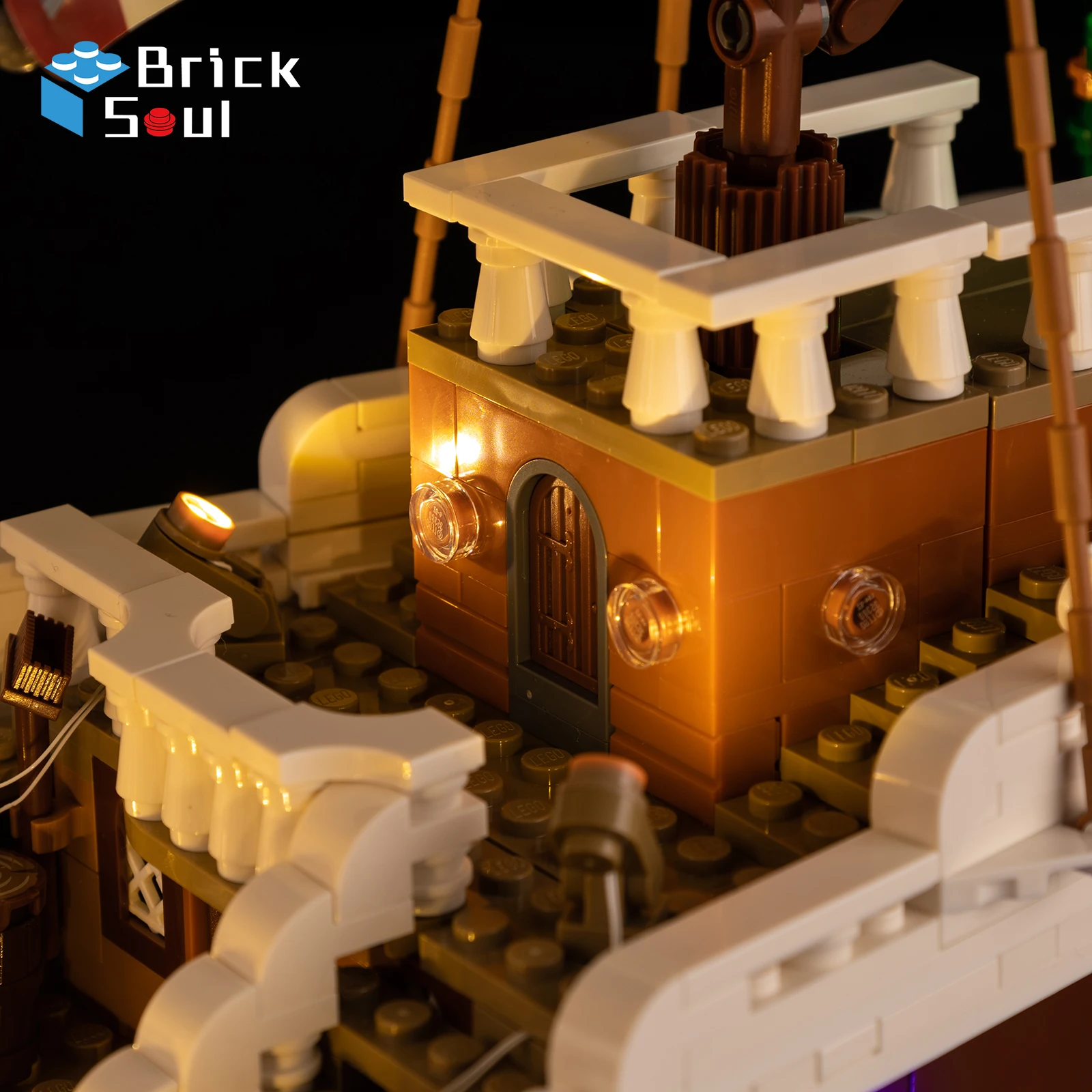 LED-Beleuchtungsset für Lego 75639. Das Going Merry Pirate Ship-Modell, DIY-Spielzeug-Set, Bausteine nicht im Lieferumfang enthalten – Detail 2
