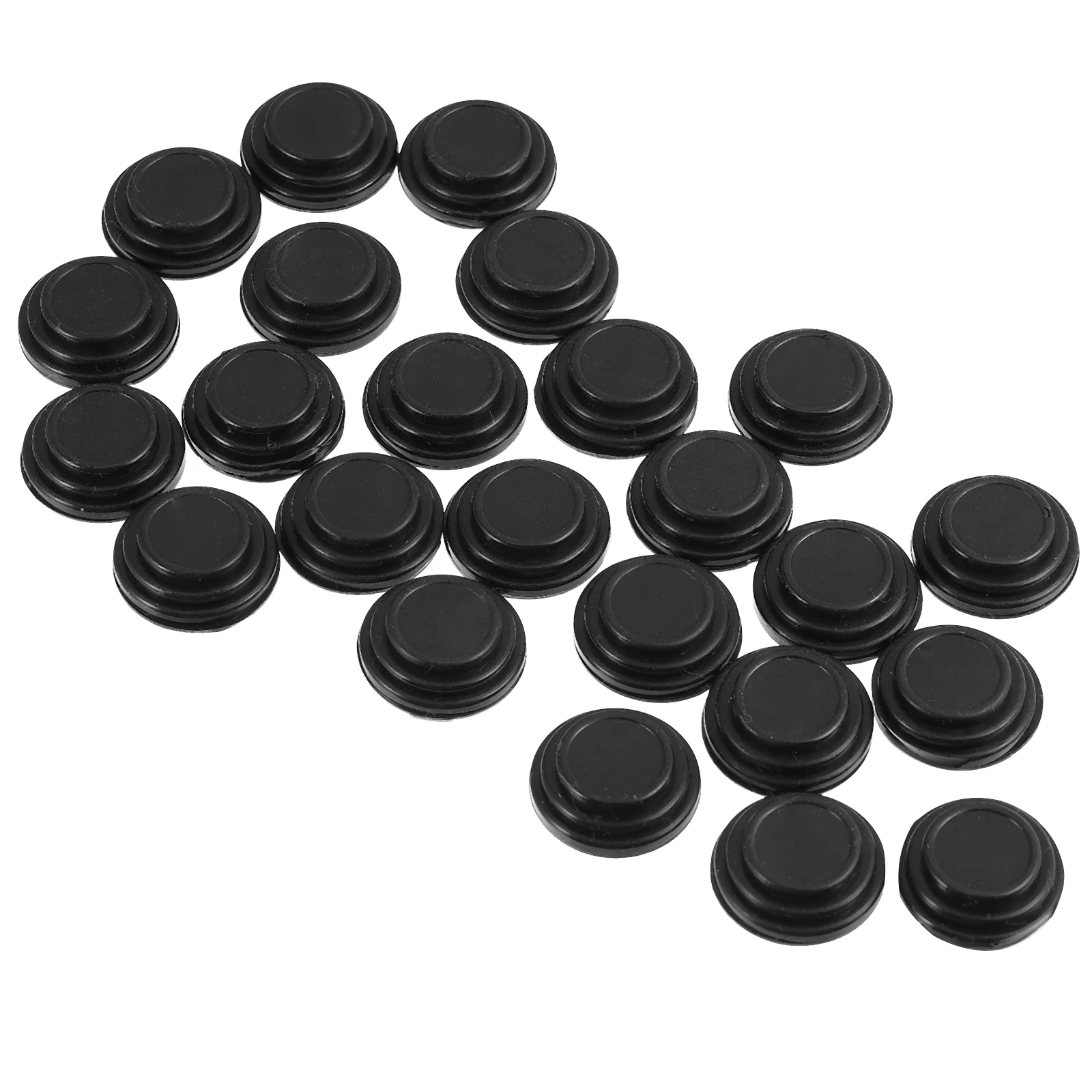 

24 Pcs Shock Absorbing Gasket Protective Pads for Car Door Anti-collision Silicone Stickers Silica Gel Scratch-Resistant