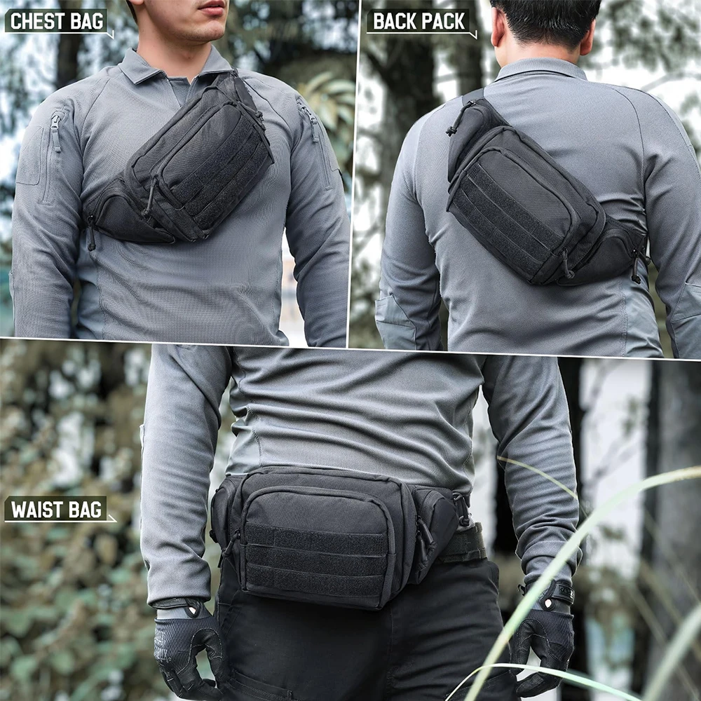 รูปสินค้า กระเป๋าคาดเอว EDC สำหรับแคมป์ปิ้งและกิจกรรมกลางแจ้ง