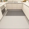 Kitchen Oil-proof and Non-slip Rug PVC Leather Carpets Dirt-resistant Door Mats Simple Balcony Rugs Bathroom Waterproof Carpet 3