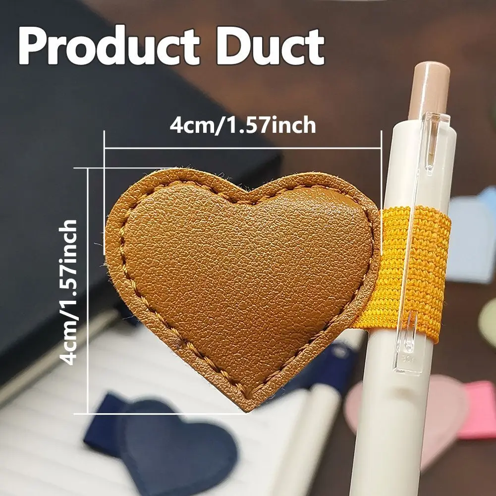 Elastic Band Pen Loop Leather Notebook Fixed Universal Pen Insert Desktop Self-adhesive Portable Strap Fixed Book Cover pen holder