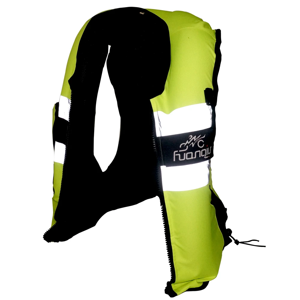 Moto Rcycle Zipper Air-Bag Vest Moto Racing Sistema Di Airbag Avanzato Professionale Moto Cross Airbag Protettivo Nero Fluorescente