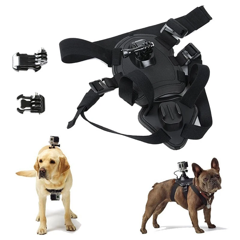 Fetch Dog Mount Harness Pet Chest Strap Mount Animal Regolabile Per Gopro Hero 9/8/7/6/Accessori Per Action Cam Sportivi