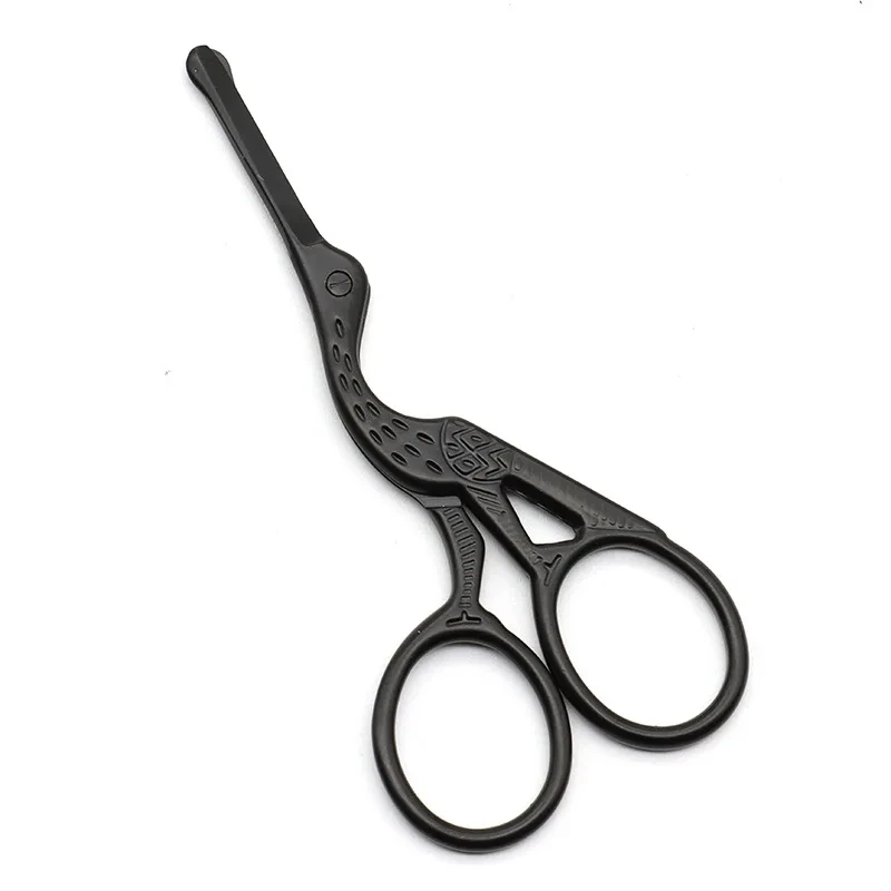 Professional Manicure Tool Stainless Steel Nose Hair Trimming Scissors Safety Blunt Scissor Round Tip Small Nose Hair Scissor 5