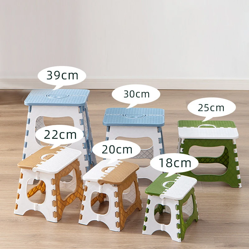 Plastic Folding Stool Portable Outdoor Folding Camping Chair Escape Chair Outdoor Stool Fishing Chair
