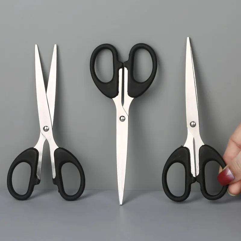 Multi-purpose office stainless steel scissors Household Kitchen Stainless Steel Scissors Student Diy Paper Cuttings Knife - 2