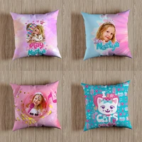 Like Nastya Pillow Case Anime Cushion Cover Pillow Cover Decorative Pillows For Sofa Home Decor Pillowcase No Insert 45X45cm 1