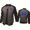 Spring Autumn Men's Jacket EMT Emergency Ambulance Print Splicing Sportswear High Quality Men's Baseball Uniform Men's top 3