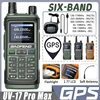 Baofeng UV-17 Pro Max GPS Walkie Talkie Six-Band High Power Long Range Wireless Copy Frequency Two Way Radio Type-C 999 CH NOAA 1