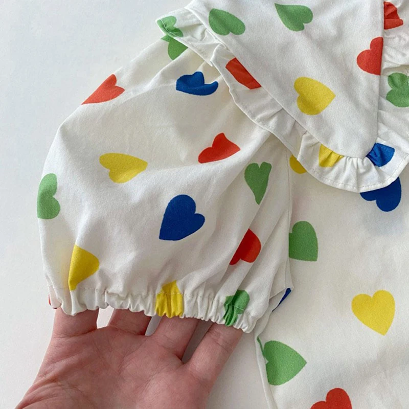 Cotton Short Sleeve Baby Girls Blouse