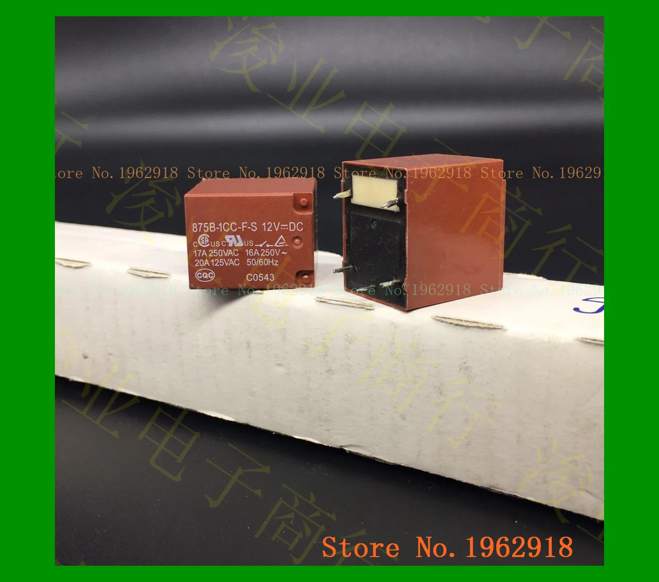 

875B-1CC-F-S 12VDC 250V 17A5