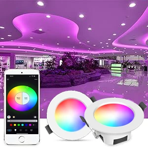 5W 9W RGB 3000-6000K Warm Cool White LED Ceiling Lamp DownLight WIFI/Bluetooth Spotlight APP Remote Controller Timer Dimmer images - 6