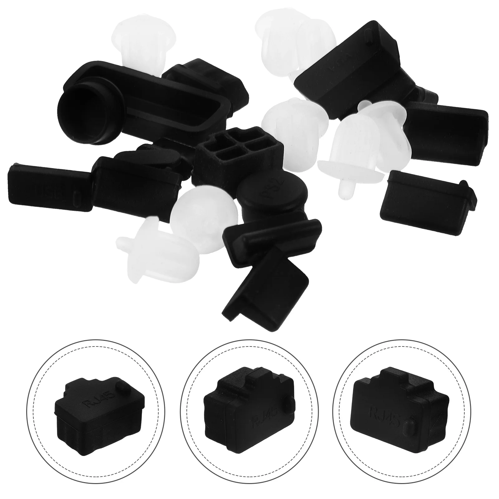 

Anti Dust Plug Silicone Computer Motherboard Port Cover Protector Stopper