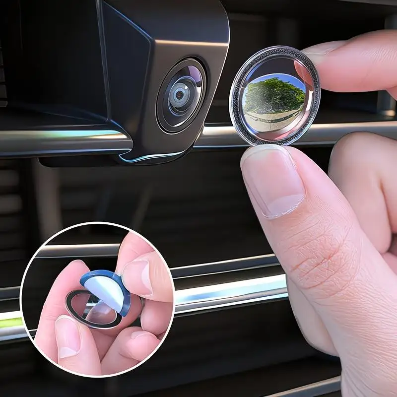 2 coperture protettive per telecamere per auto – anteriori e posteriori, 360 ° Protezione da pioggia, neve, sabbia, detriti - immagine 5