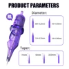 Mast Pro Tattoo Cartridge Needles RL Disposable Round Liner Universal Tattoo Cartridges 0.18/0.25/0.30/0.35/0.40mm PMU Needles 2
