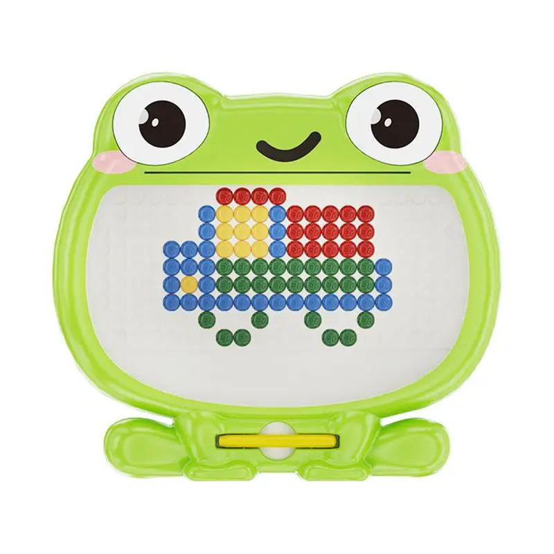 

Magnetic Dots Board Frog Shape Learning Doodle Board Magnet Doodle Board Magnetic Drawing Board Funny Educational Drawing Board